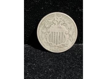 1866 Shield Nickel - Very Fine