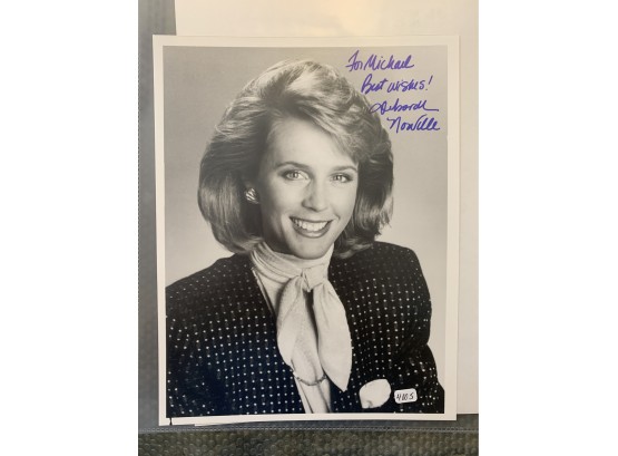 Deborah Norville  Signed B/W Photo & Letter  - NBC News