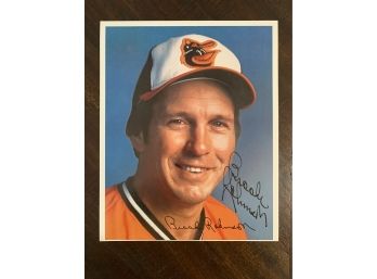 Two Brooks Robinson  Signed Photos - Hall Of Famer