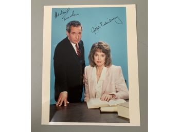 Signed 8 X 10 Glossy Photo Of L.a. Law - Michael Tucker And Jill Eikenberry