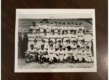 Bob Feller & Others Team Signed Photo - Hall Of Famer Baseball