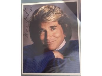 Signed 8 X 10 Glossy Photo Of Michael Landon - Little House On The Prarie