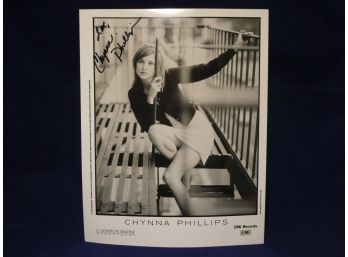 Chynna Phillips Signed Photo - Singer
