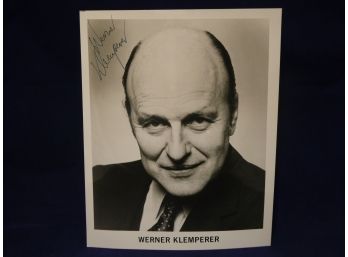 Werner Klemperer Signed Photo - Hogan' Heros