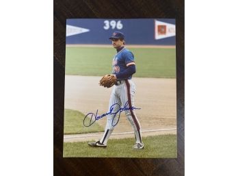 Howard Johnson  Signed Photo - New York Mets