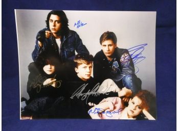 Cast Of The Breakfast Club  Signed Photo -  Anthony Michael Hall