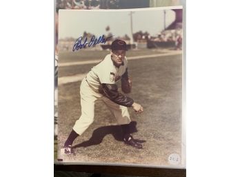 Bob Feller  Signed Photo - Hall Of Famer Baseball