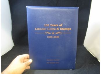 100 Years Of Lincoln Coins & Stamps Set 1909 - 2009