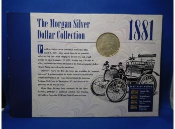 1881 US Silver Morgan Dollar