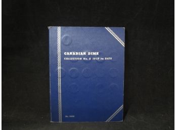 Canadian Silver Dime Collection 1937 - 1967 34 Coins