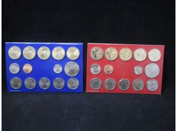 2007 United States P & D  Unciculated Mint Set With Presidential Dollars