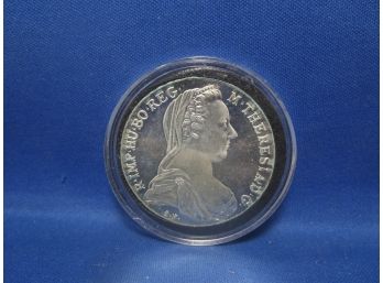 Maria Taressea Thaler Restrike Silver Coin