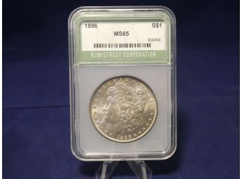 1896  Morgan Silver Dollar Uncriculated