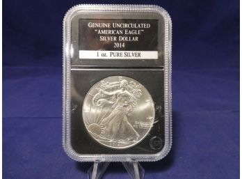 2014 Silver Eagle 1 Oz .999 Uncirculated Bullion Coin