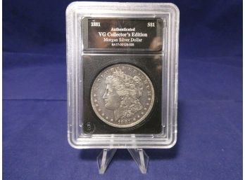 1881 S San Francisco Morgan Silver Dollar