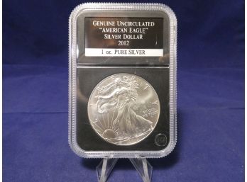2012 Silver Eagle 1 Oz .999 Uncirculated Bullion Coin