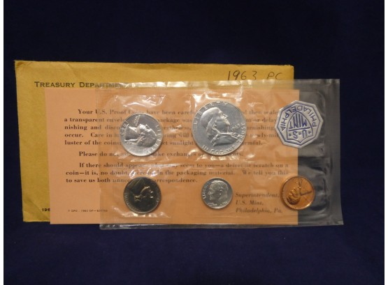 1963 US Silver Proof Set US Mint Set