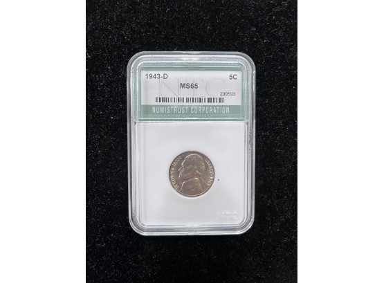 1943 D Silver Uncirculated Jefferson Nickel