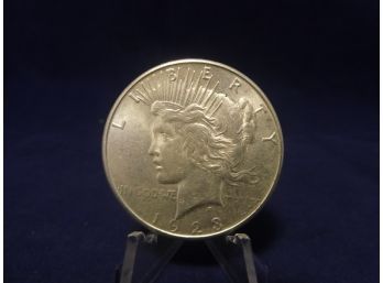 1923 S Peace Dollar - Almost Uncirculated