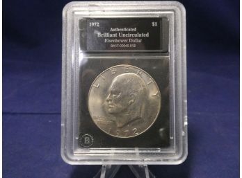 1972 D Eisenhower Dollar -  Uncirculated