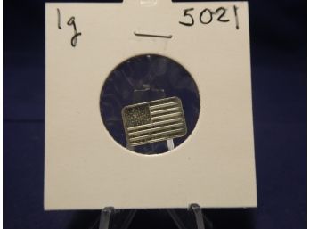 1 Gram .999 Silver American Flag Collectible Bar