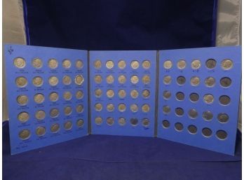 Roosevelt Dime Book 1946 - 1975 48 Silver Dimes And 15 Clad Dimes