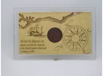 1808 Admiral Gardner Ship Wreck Coin