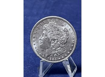 1884 Morgan Silver Dollar - Almost Uncirculated