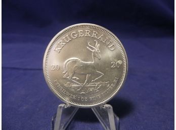 2020 South Africa 1 Oz .999 Silver Kugerrand Coin
