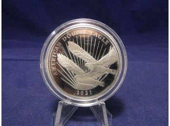 2021 Cook Islands Tribute To The United States 1/2 Oz .999 Silver Bullion Coin