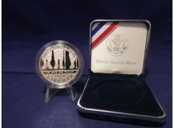 2010 West Point Disabled Veterans Proof Silver Dollar Commemorative Coin