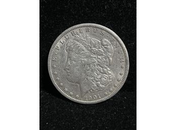 1901 O Morgan Silver Dollar  - Almost Uncirculated