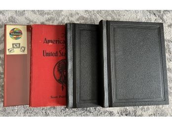 The Constitution U.S. Stamp Album, The American Album For U.S. Stamps And 2 Stamp Books B5