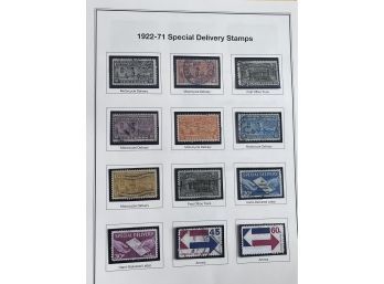 1922 To 1971  Special Delivery Stamps