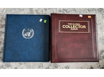 Lot Of 2 United Nations Stamp Albums -  B17,19
