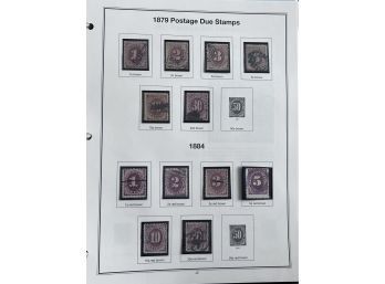 1879 - 1985 Postage Due Stamps