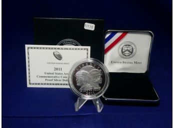 2011 P United States Army Proof Silver Dollar Commemorative Coin