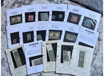 Large Lot Of Tax Stamps - Wine, Documents And More