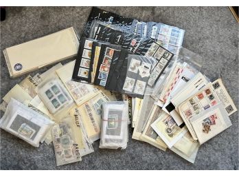 Large Lot Of New And Used Foreign & UN Stamps