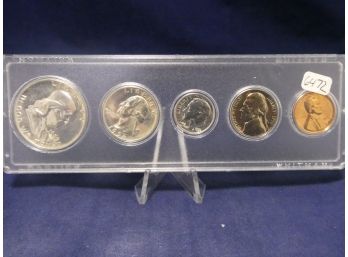 1956 5 Coin Proof Set With Franklin Half Dollar