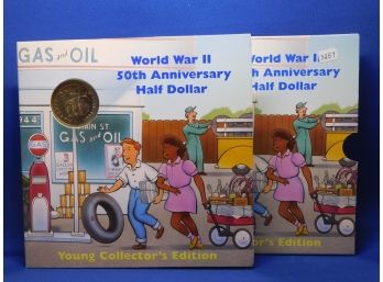 1992 50th Anniversary WWII Commemorative Half Dollar - Young Collectors Set