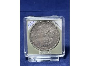 1921  Denver Morgan Silver Dollar  - Almost Uncirculated
