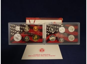 2004 United States Silver Proof Set 10 Coins
