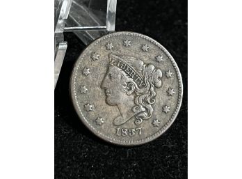 1837 Braided Hair Large Cent