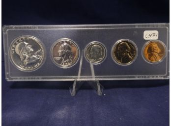 1958 5 Coin Proof Set With Franklin Half Dollar