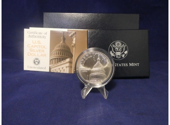 1994 US Capitol Commemorative Proof Silver Dollar US Mint