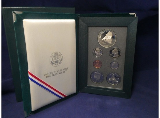 1988 Prestige Proof Set With Olympic Commemorative Proof Silver Dollar