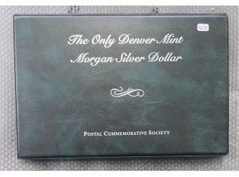 1921 Denver Morgan Silver Dollar In Presentation Folder