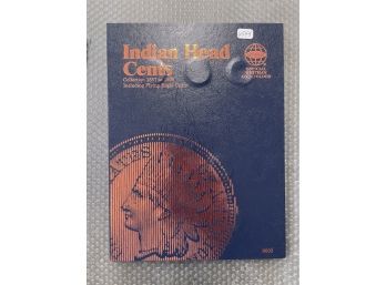 Indian Cent Book With Flying Eagle Cents - 38 Coins
