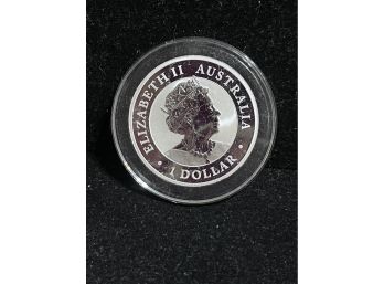 2021 Australia Kookaburra Silver 1 Oz Coin In Airtite Holder